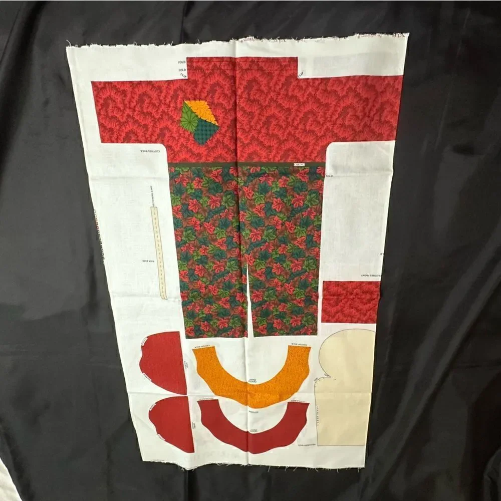 Vintage Thanksgiving Cut and Sew Crafts Turkey, Cornucopia and Scarecrow - Fall